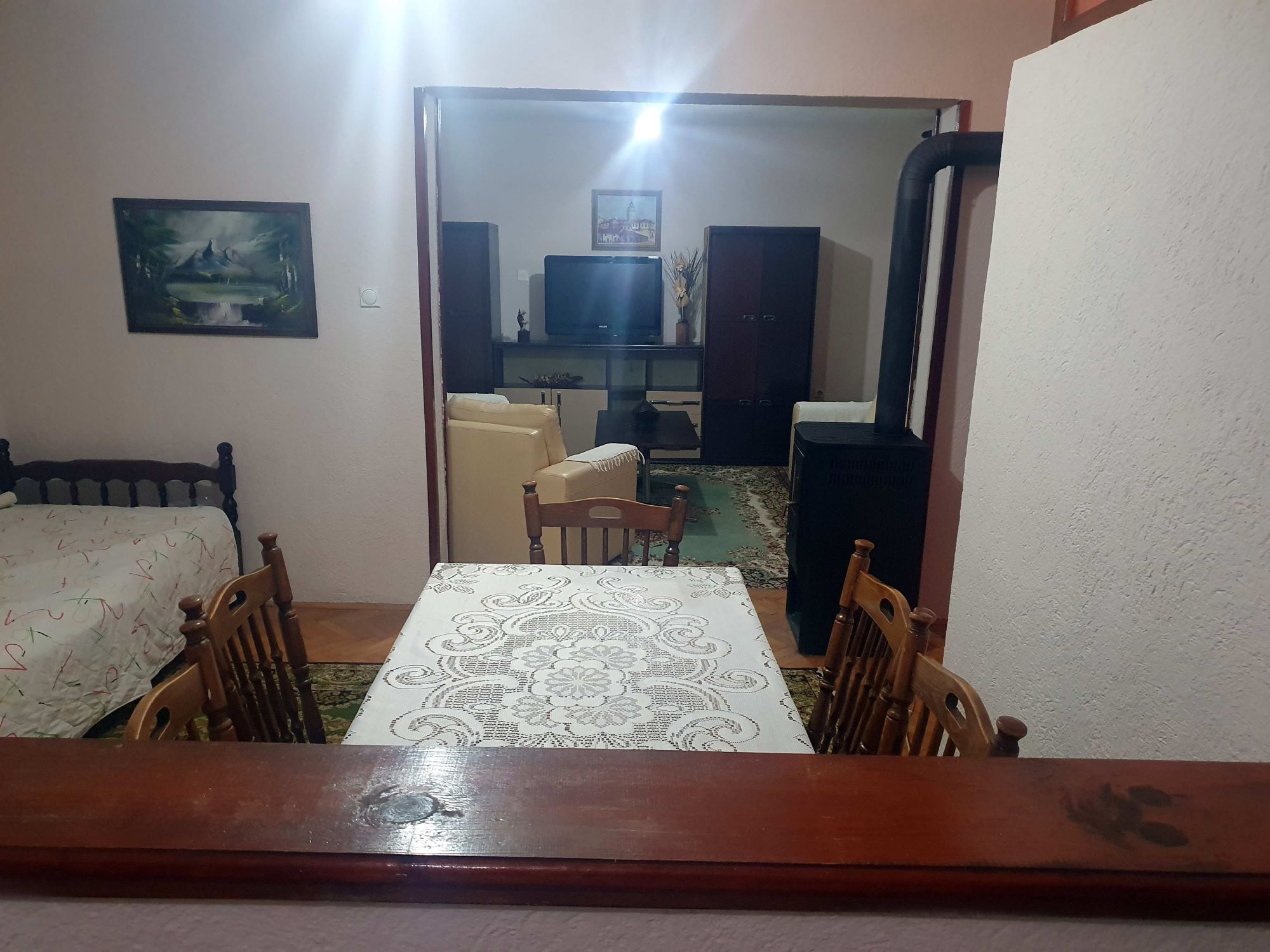dining table, living room, house, shtip