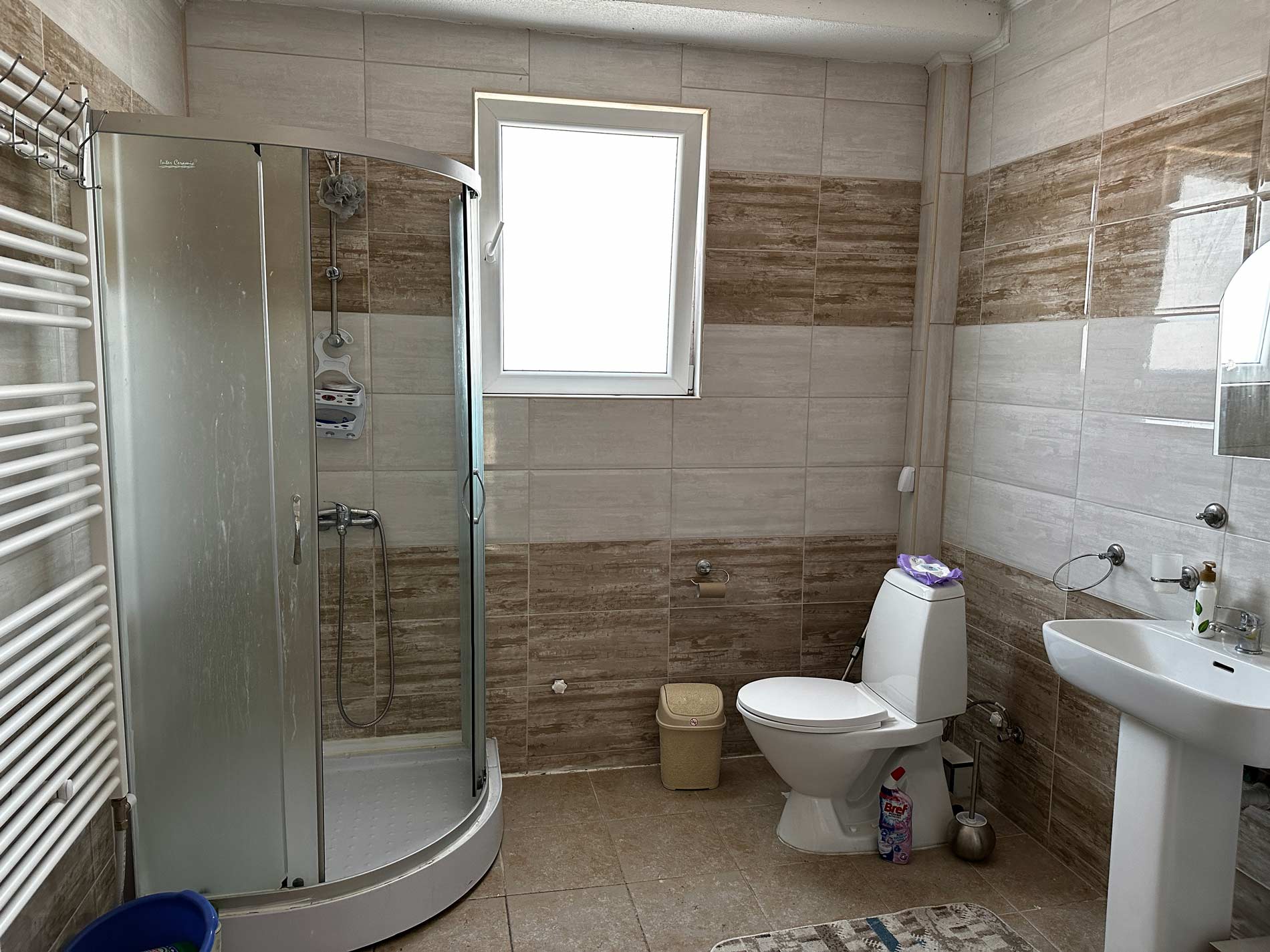 bathroom, shower, washing, maschine, toilet