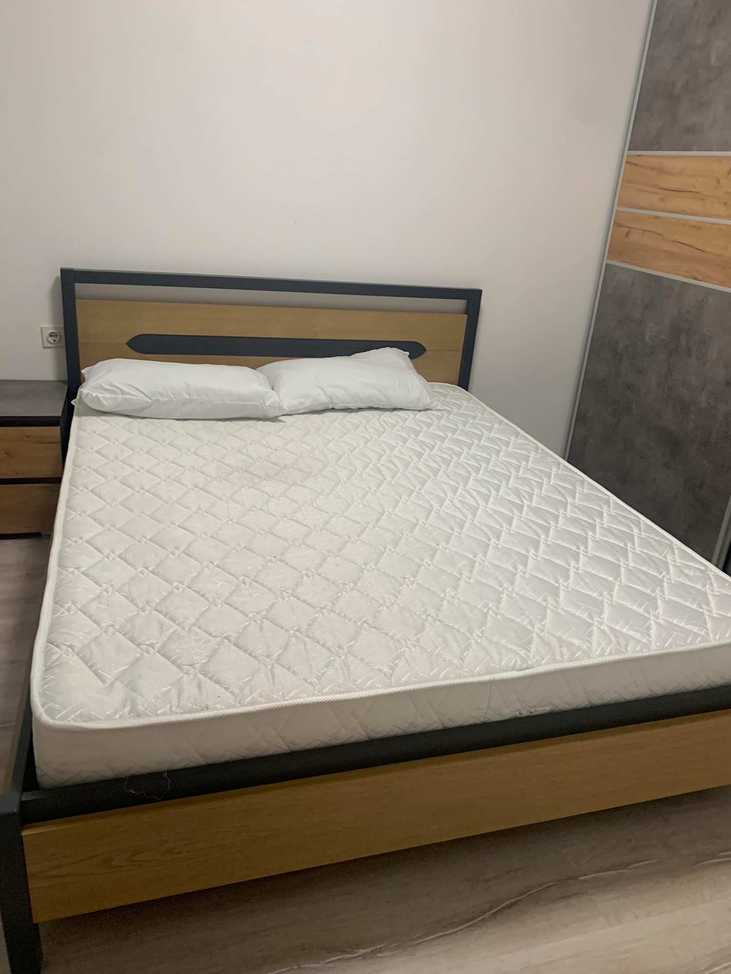 bedroom, double, bed,
