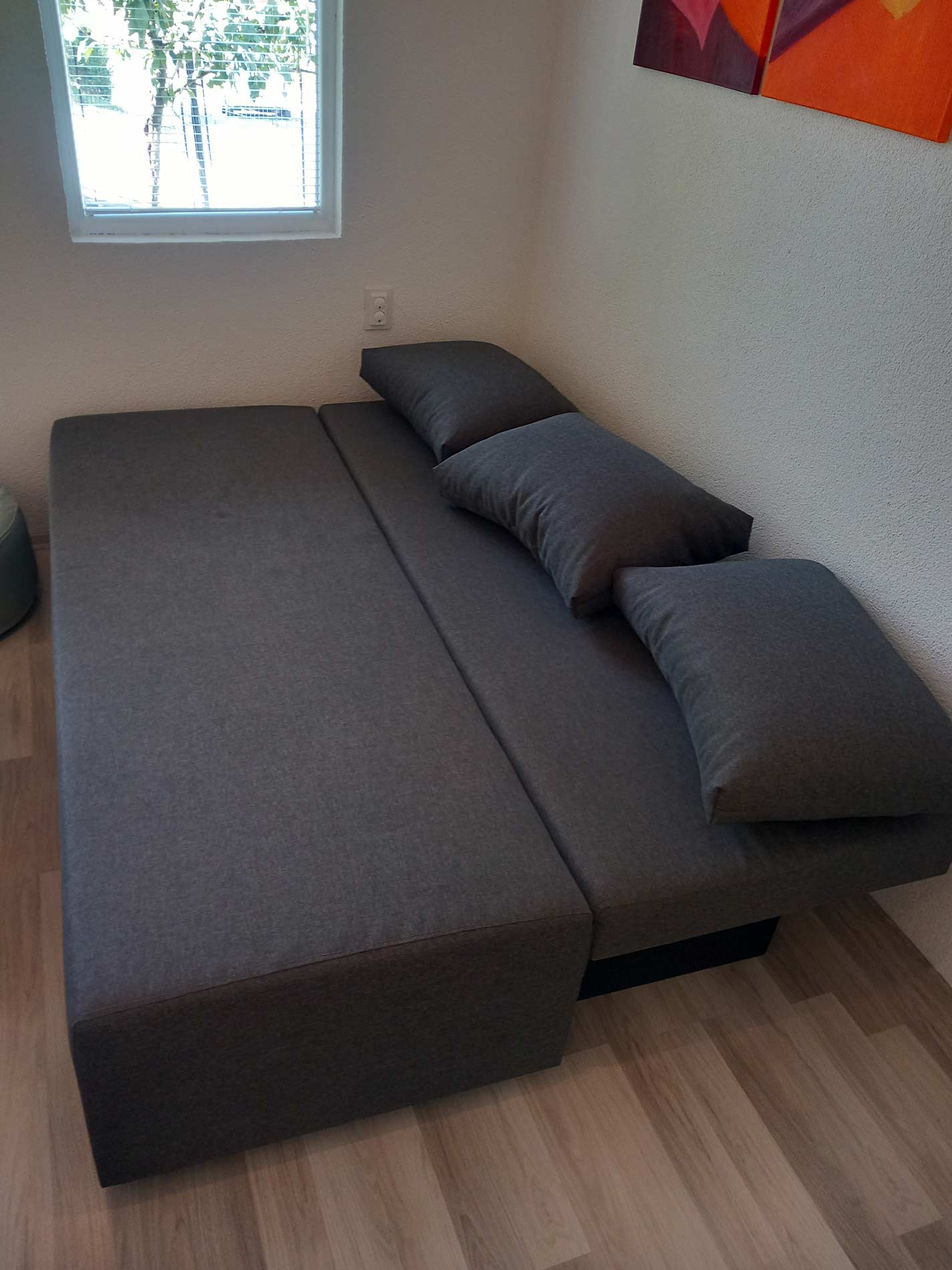 living, room, sofa, bed,